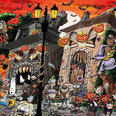 Chaos on Halloween Jigsaw Puzzle (500 Pieces) - Chaos no.17