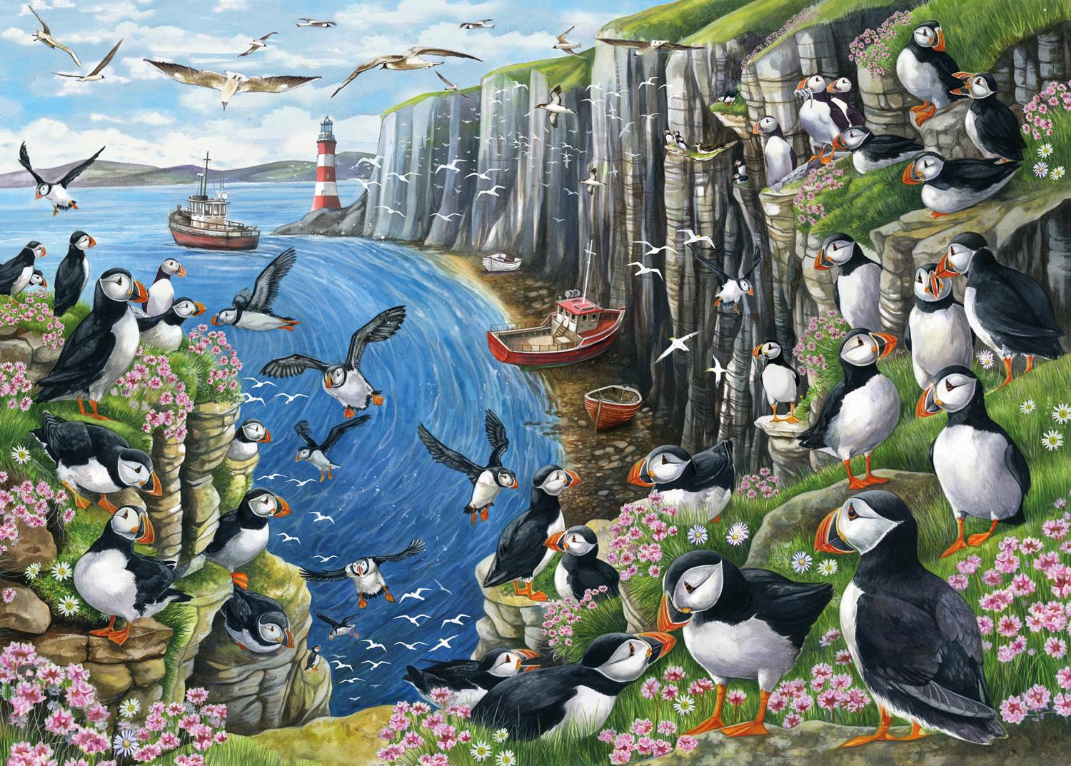 Otter House Clifftop View Jigsaw Puzzle (1000 Pieces)