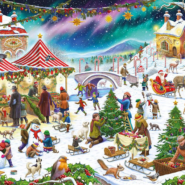 Christmas Village Fair Jigsaw Puzzle (1000 Pieces)