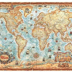 Heye The World Map Art Jigsaw Puzzle (2000 Pieces)