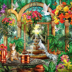 Schmidt Animals in the Atrium Jigsaw Puzzle (2000 Pieces)