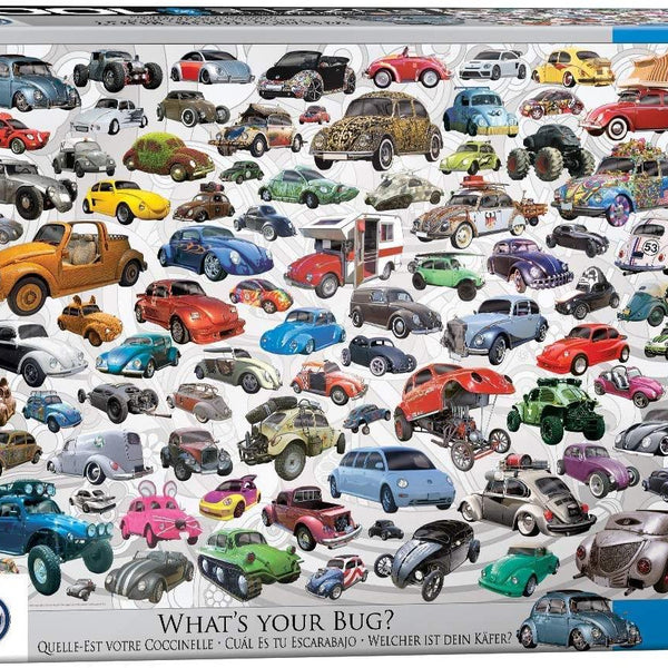 Eurographics VW Beetle What's Your Bug? Jigsaw Puzzle (1000 Pieces)
