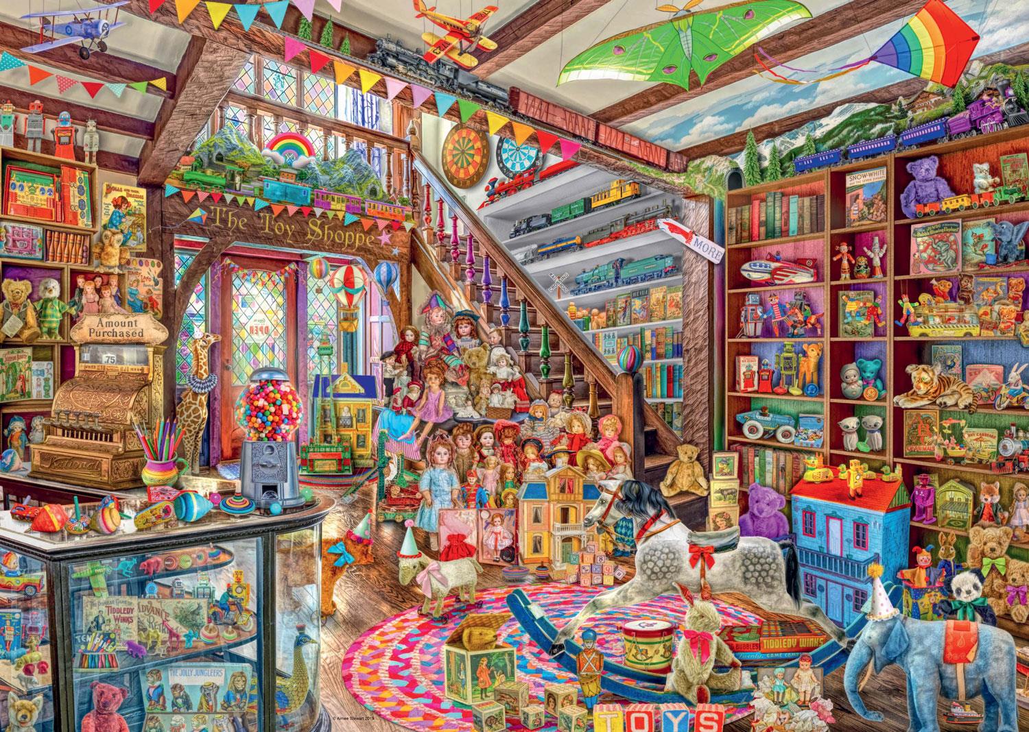 Ravensburger The Fantasy Toy Shop Jigsaw Puzzle (1000 Pieces)