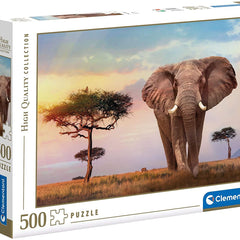 Clementoni African Sunset High Quality Jigsaw Puzzle (500 Pieces)