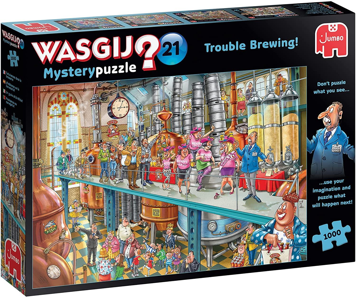Wasgij Mystery 21 Trouble Brewing! Jigsaw Puzzle (1000 Pieces)