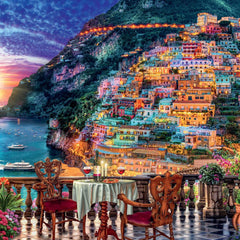 Ravensburger Dinner in Positano Italy Jigsaw Puzzle (1000 Pieces)