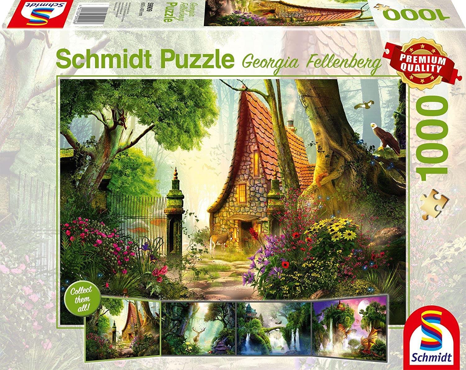 Schmidt Georgia Fellenberg: House in the Glade Jigsaw Puzzle (1000 Pieces)