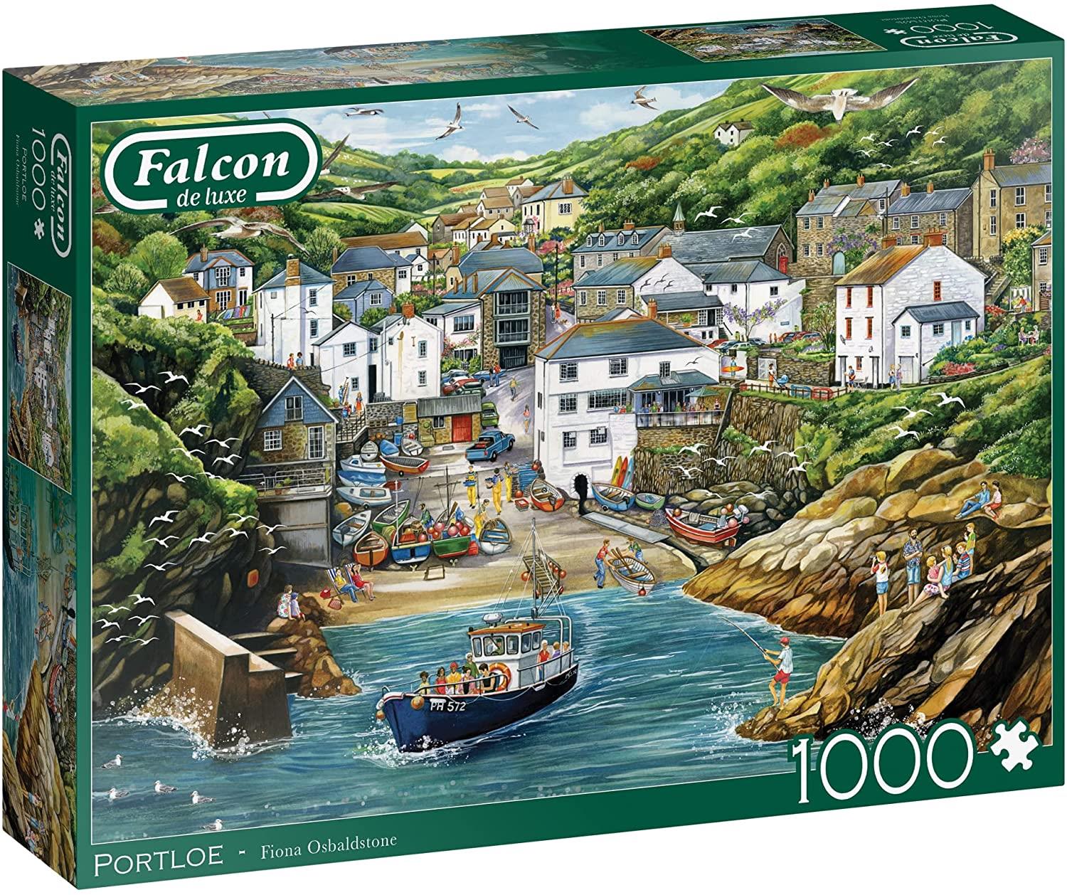 Falcon Deluxe Portloe Jigsaw Puzzle 1000 Pieces PDK
