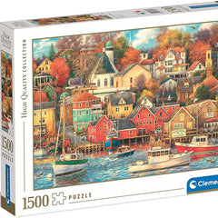 Clementoni  Good Time Harbor High Quality Jigsaw Puzzle (1500 Pieces)