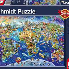 Schmidt Discover The World Jigsaw Puzzle (1000 Pieces)