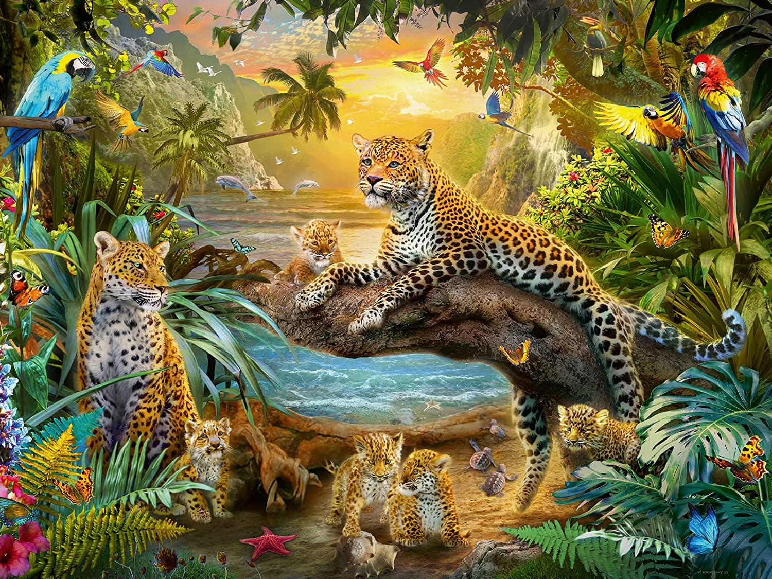 Ravensburger Leopards in the Jungle Jigsaw Puzzles (1500 Pieces)