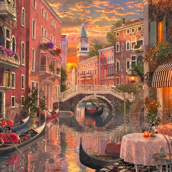 Bluebird An Evening Sunset in Venice Jigsaw Puzzle (1500 Pieces)