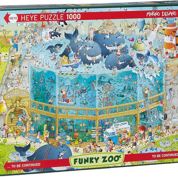 Heye Funky Zoo Ocean Habitat, Degano Jigsaw Puzzle (1000 Pieces)