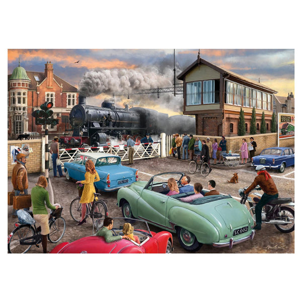 Falcon Deluxe The Level Crossing Jigsaw Puzzle (1000 Pieces)