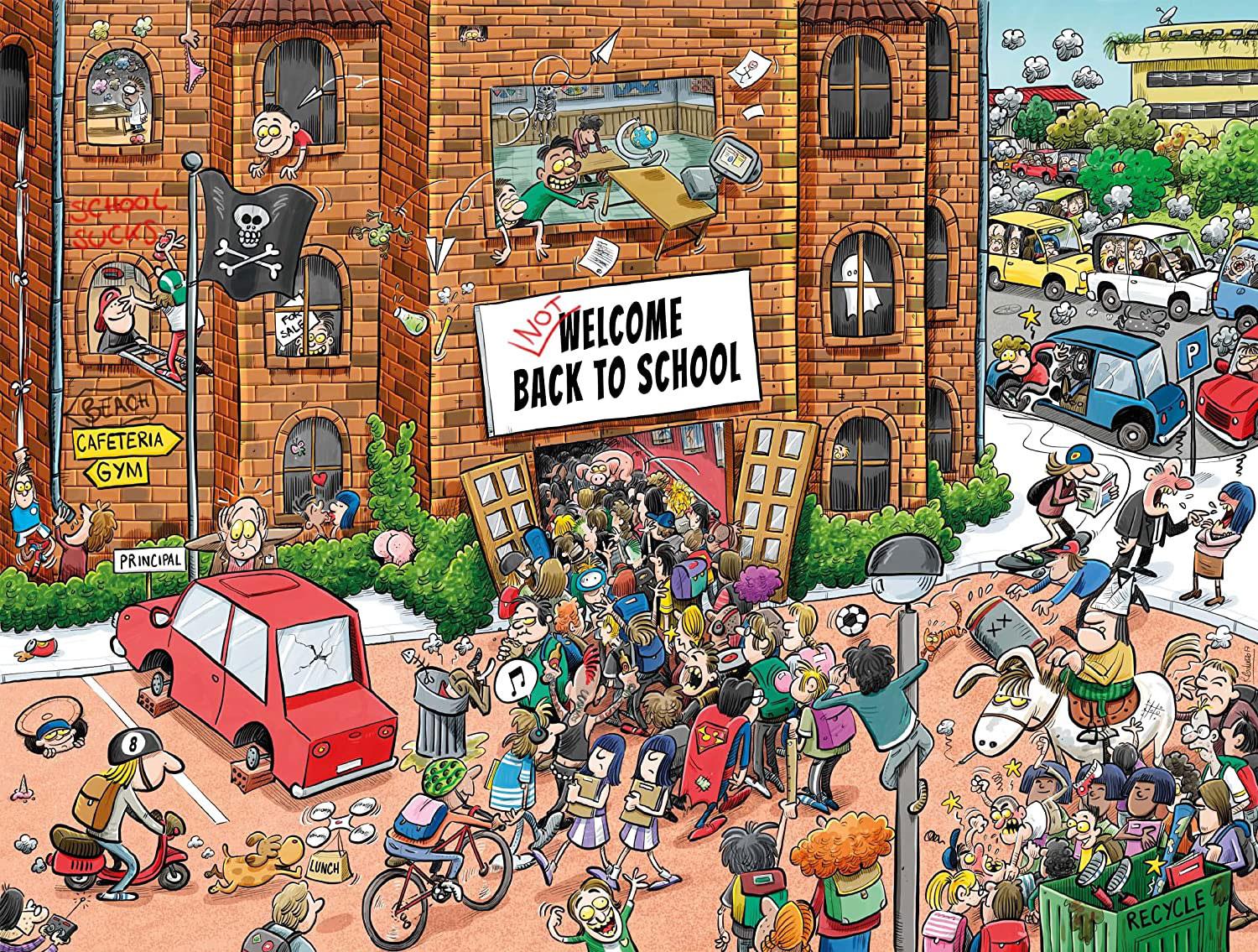 Back to School Chaos - Chaos no. 8 Jigsaw Puzzle (500 Pieces)