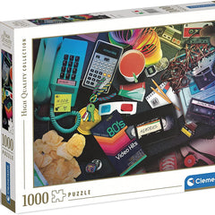 Clementoni 80s Nostalgia Jigsaw Puzzle (1000 Pieces)