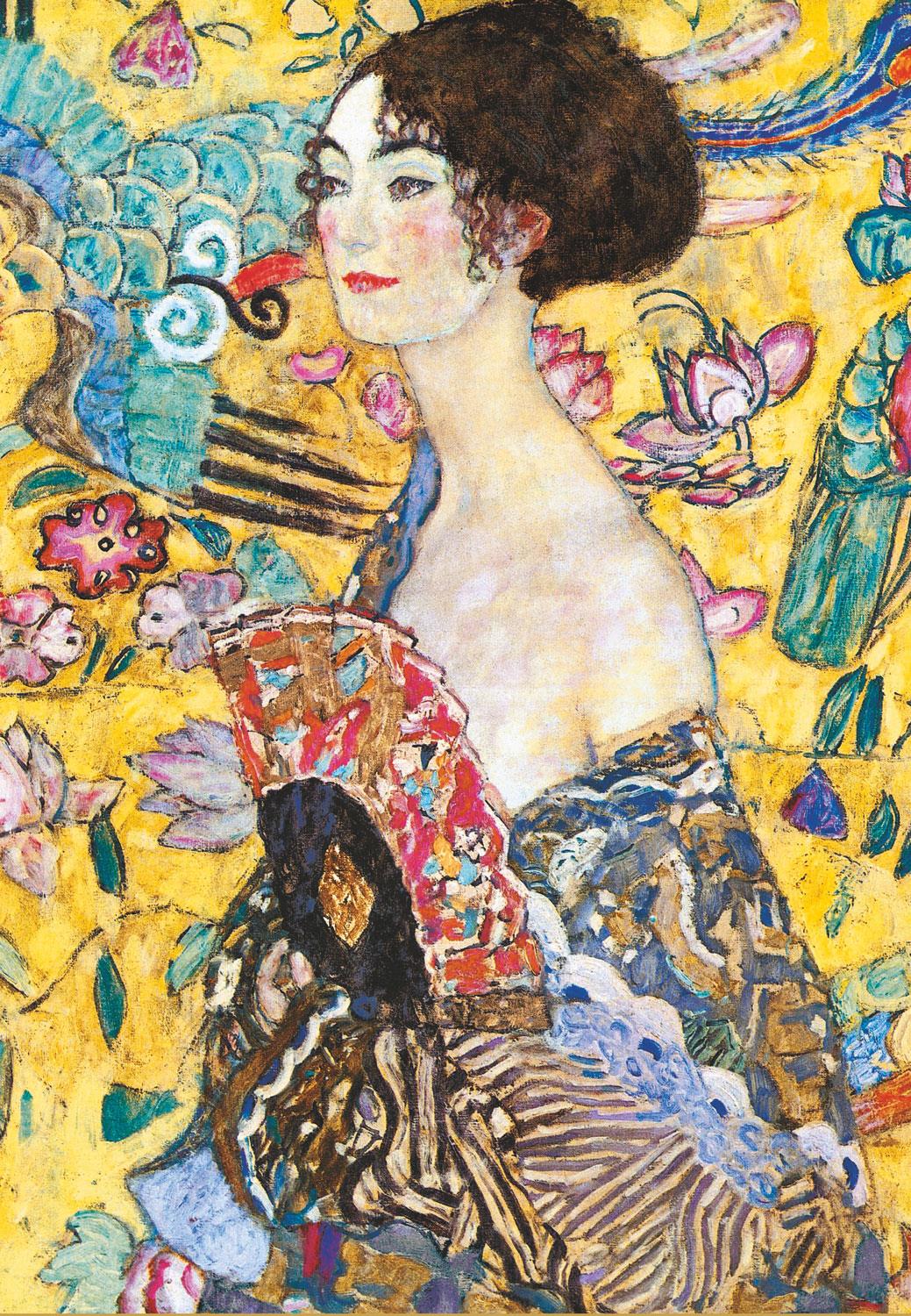 Piatnik Klimt Lady with the Fan Jigsaw Puzzle (1000 Pieces)