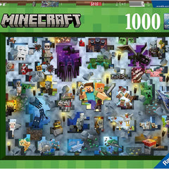 Ravensburger Challenge Minecraft Mobs Jigsaw Puzzle (1000 Pieces)