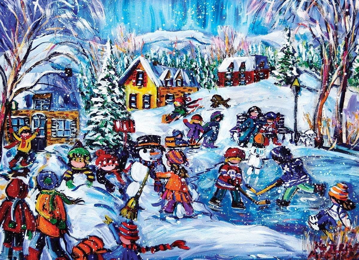 Eurographics Snow Day Jigsaw Puzzle (1000 Pieces)