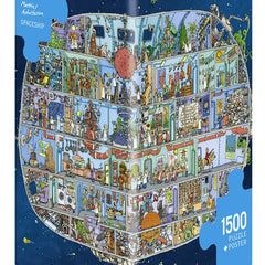 Heye Triangular Spaceship, Adolfsson Jigsaw Puzzle(1500 Pieces)