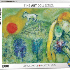 Eurographics The Lovers of Venice, Chagall Jigsaw Puzzle (1000 Pieces)