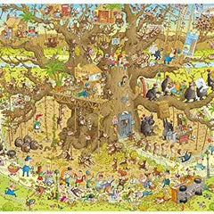 Heye Funky Zoo Monkey Habitat, Degano Jigsaw Puzzle (1000 Pieces)