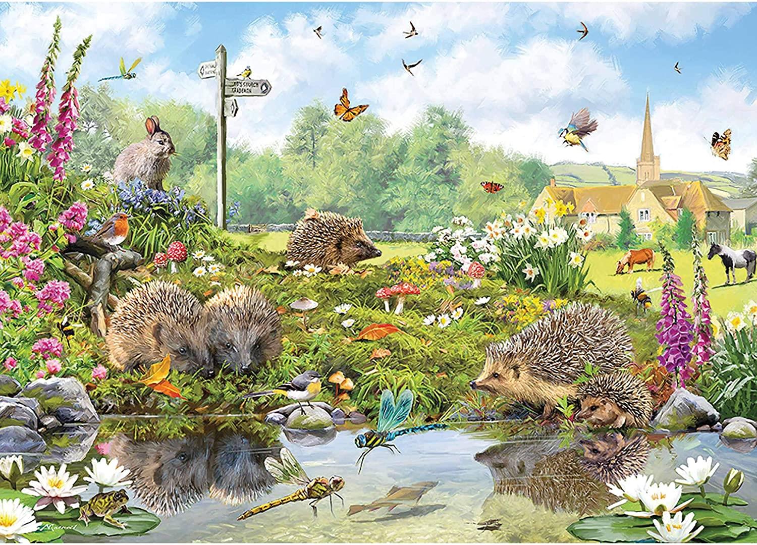 Otter House Riverside Wildlife Jigsaw Puzzle (1000 Pieces)