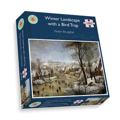 Winter Landscape With A Bird Trap Jigsaw Puzzle (1000 Pieces)