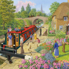 Lock Keeper's Cottage - Sarah Adams Jigsaw Puzzle (1000 Pieces)