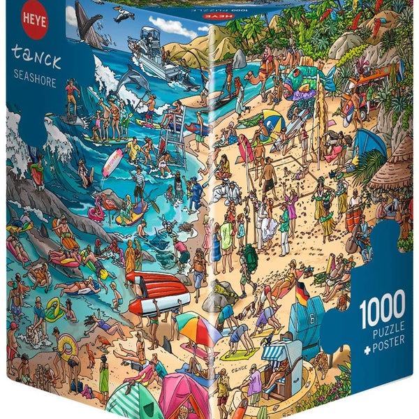 Heye Triangular Seashore, Tanck Jigsaw Puzzle (1000 Pieces)