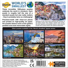 World's Smallest Jigsaw Puzzle - Manarola (1000 Pieces)