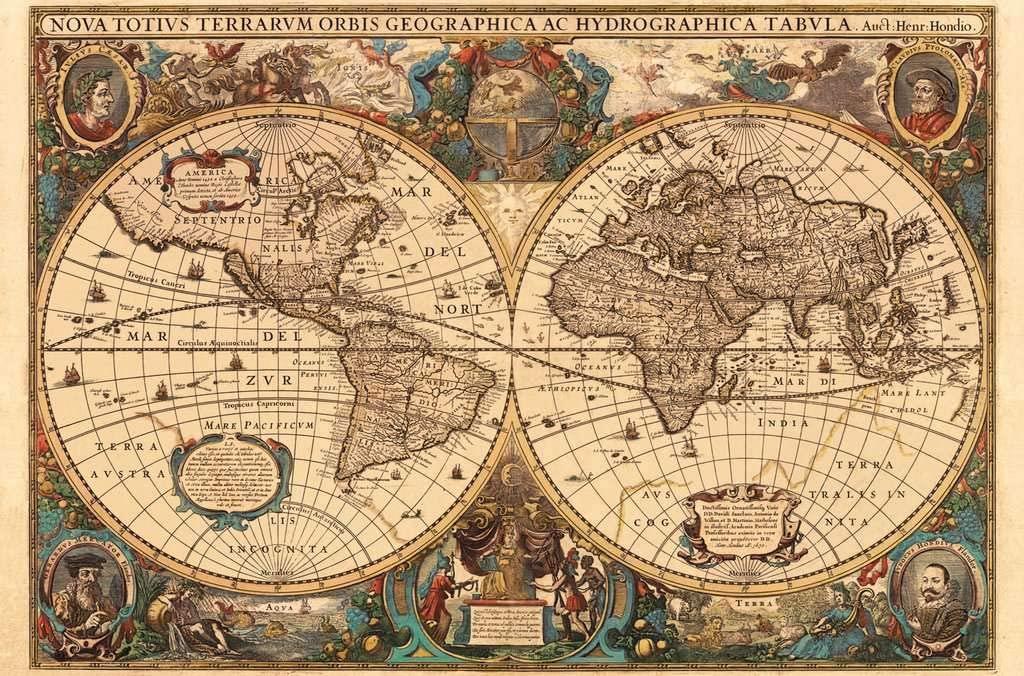 Ravensburger Antique World Map Jigsaw Puzzle (5000 Pieces)
