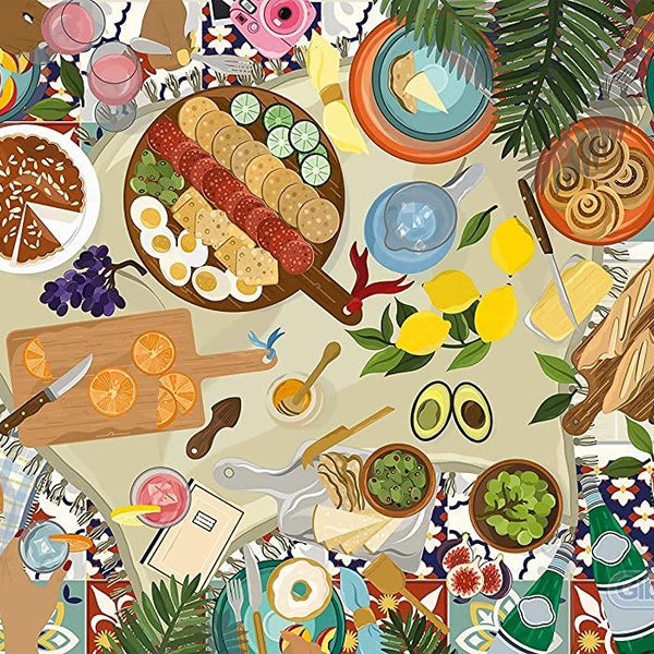Gibsons Dream Picnic White Logo Jigsaw Puzzle (636 Pieces)