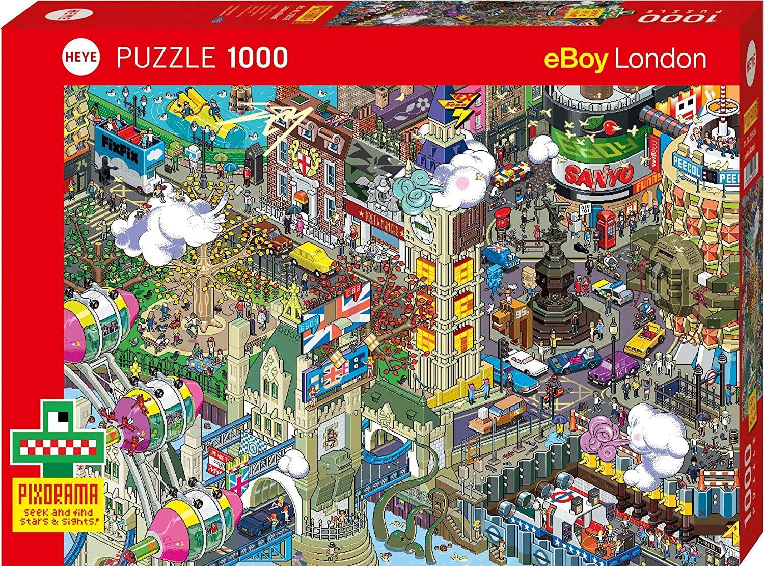 Heye London Quest eBoy Pixorama Jigsaw Puzzle (1000 Pieces)
