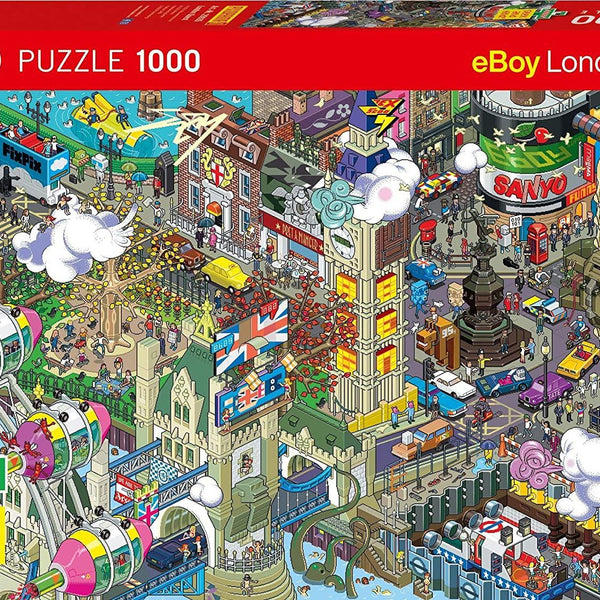 Heye London Quest eBoy Pixorama Jigsaw Puzzle (1000 Pieces)
