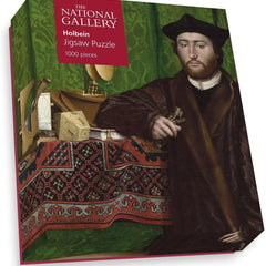 Jean de Dinteville and Georges de Selve ('The Ambassadors'), Holbein - National Gallery Jigsaw Puzzle (1000 Pieces)