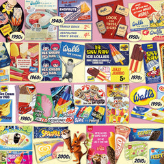 Gibsons 100 Years of Wall's Ice Cream Jigsaw Puzzle (1000 Pieces)