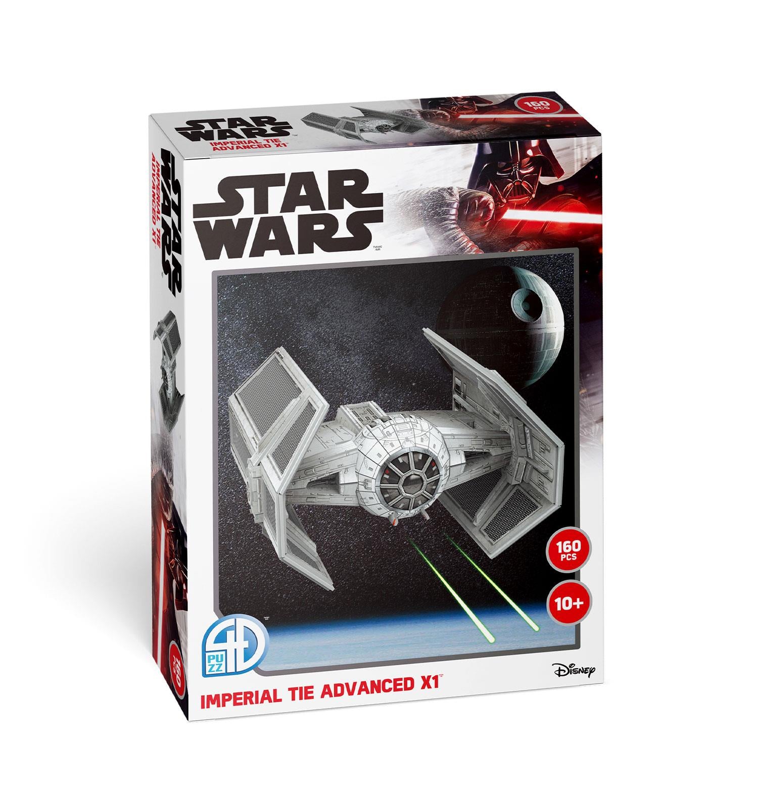 Star Wars Imperial TIE Advanced X1 Fighter 3D Model Puzzle