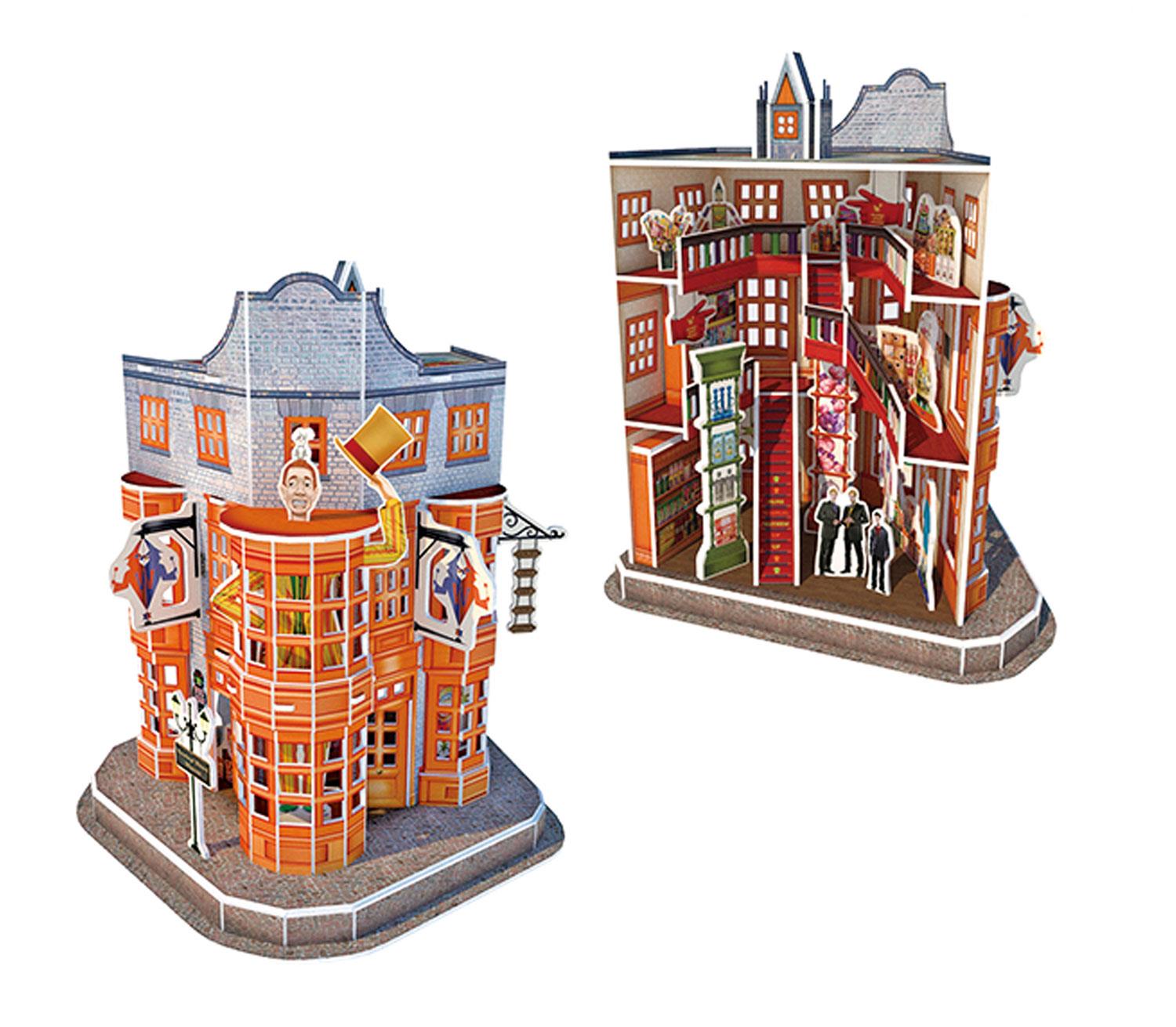 Harry Potter Diagon Alley Weasley Wizard Wheezes 3D Jigsaw Puzzle