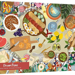 Gibsons Dream Picnic White Logo Jigsaw Puzzle (636 Pieces)