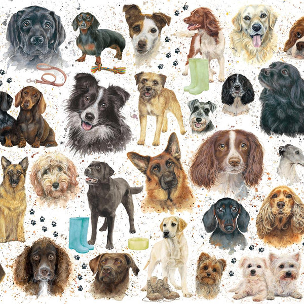 Otter House Dog Montage Jigsaw Puzzle (1000 Pieces)