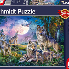 Schmidt Wolf Pack Jigsaw Puzzle (1500 Pieces)