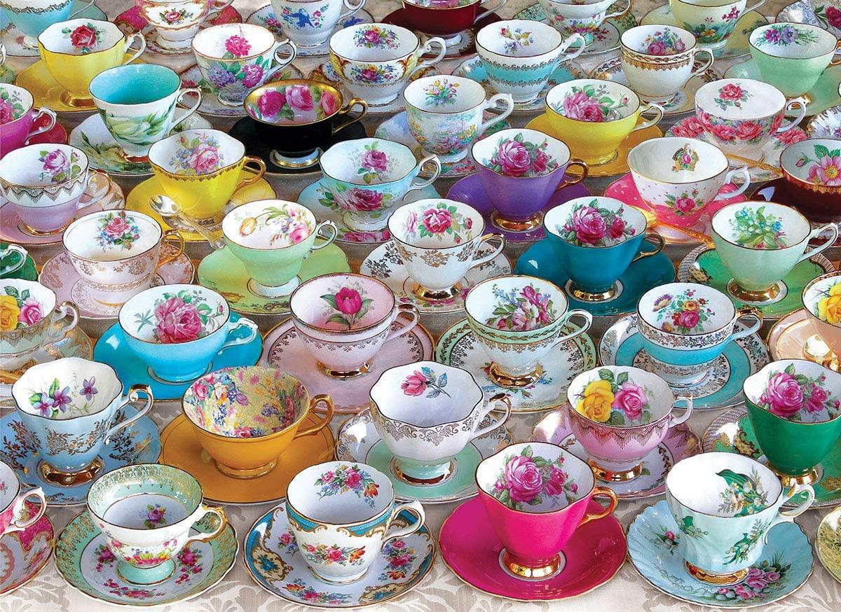Eurographics Tea Cup Collection Jigsaw Puzzle (1000 Pieces)