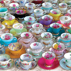 Eurographics Tea Cup Collection Jigsaw Puzzle (1000 Pieces)