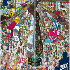 Heye Triangular Train Station, Schone Jigsaw Puzzle (2000 Pieces)