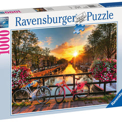 Ravensburger Bicycles in Amsterdam Jigsaw Puzzle (1000 Pieces)