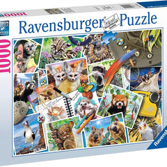 Ravensburger Traveller's Animal Journal Jigsaw Puzzle (1000 Pieces)