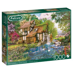 Falcon Deluxe Watermill Cottage Jigsaw Puzzle (1000 Pieces)