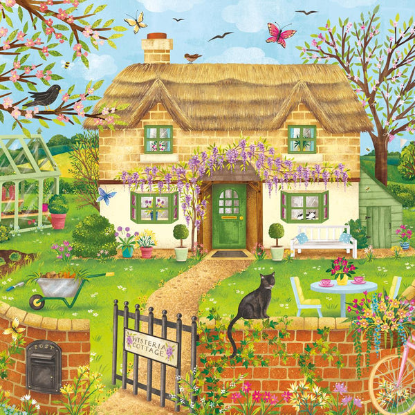 Otter House Wisteria Cottage Jigsaw Puzzle (1000 Pieces)
