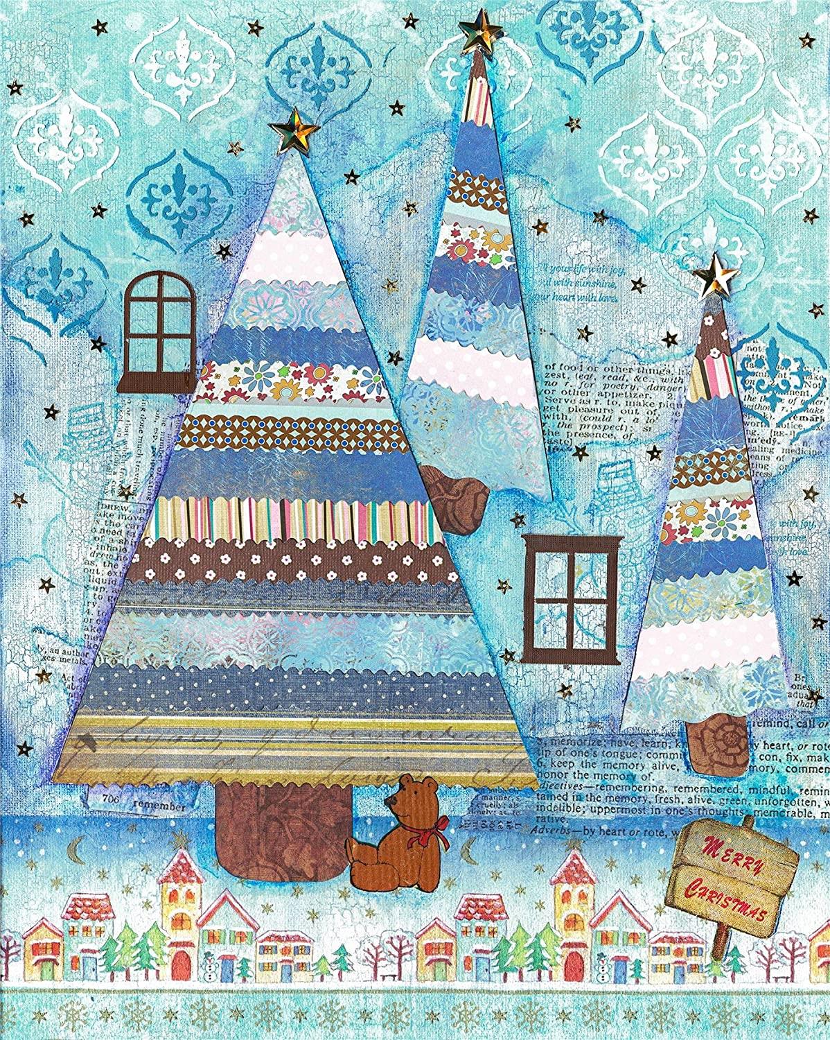 Christmas Card Art Jigsaw Puzzle (1000 Pieces)